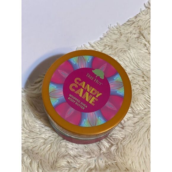 Tree Hut Candy Cane Whipped Shea Body Butter 8 oz Holiday Edition Bs205 - Picture 3 of 4